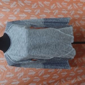 Blue long sleeve blouse